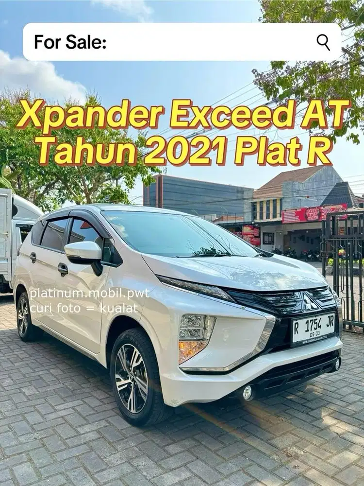 Xpander Exceed Automatic Tahun 2021 Plat R Tangan Pertama