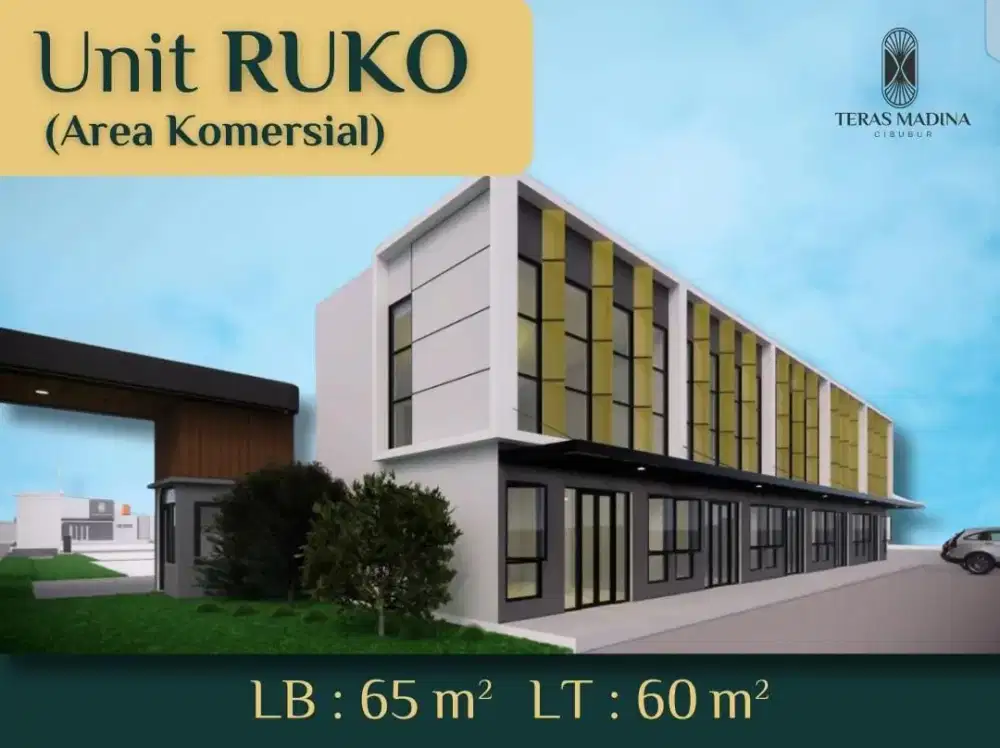 RUKO STRATEGIS DEKAT KOTA WISATA