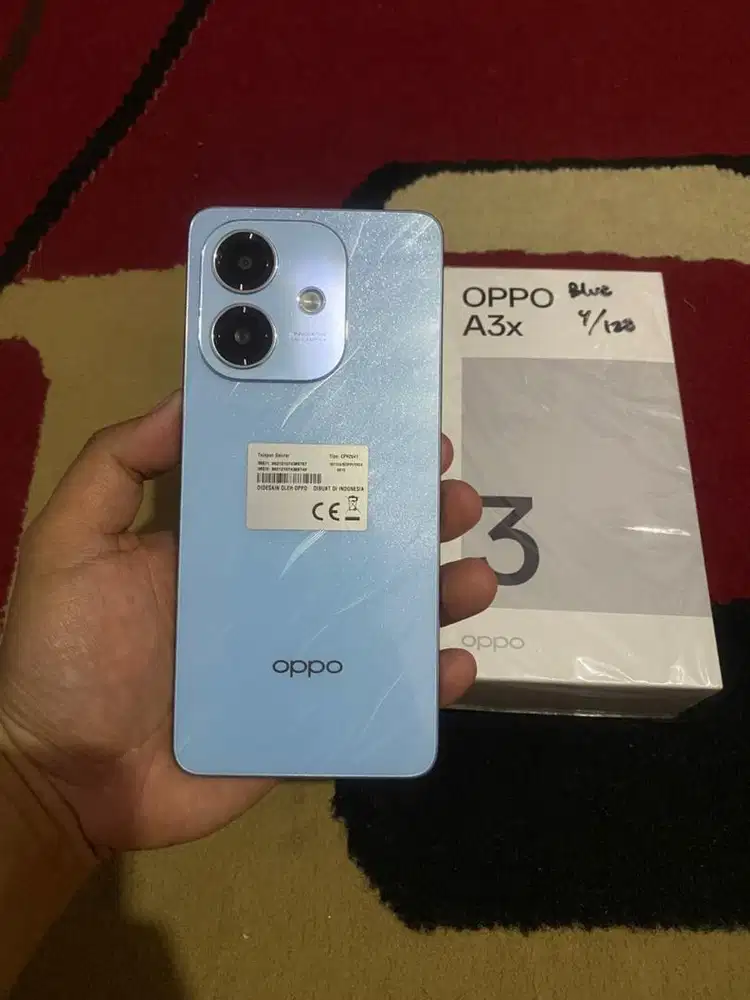 BISMILLAH OPPO A3X RAM 4/128 FULSET MULUS