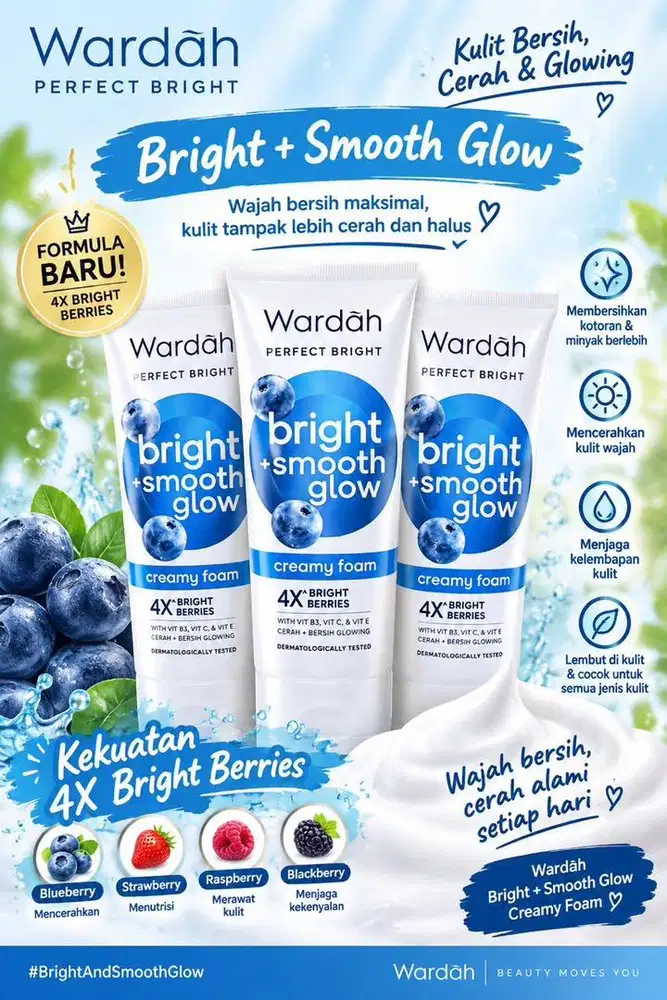 Wardah Perfect Bright Creamy Foam