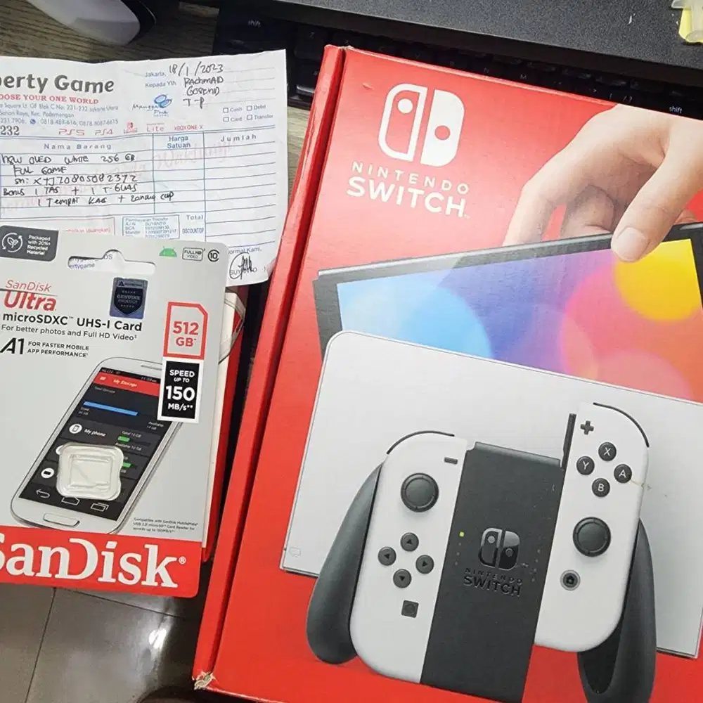 Nintendo Switch OLED 512 GB FULLSET Like New