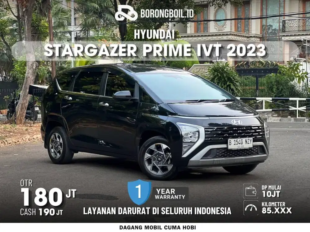 TERMURAH HYUNDAI STARGAZER PRIME CAPT SEAT 2023 HITAM FULLSET