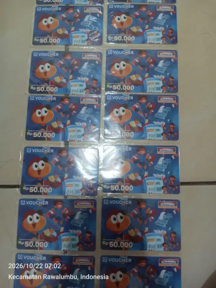 JUAL VOUCHER IDOMARET EXP DES 27