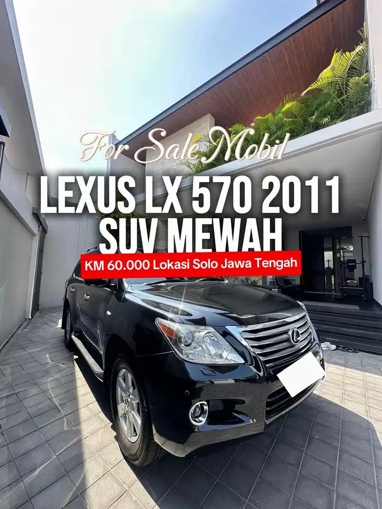 Lexus LX570 5.7 AT 2011 Hitam, SUV Luxury Siap Pakai