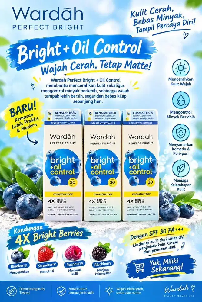 WARDAH Perfect Bright Moisturizer Bright plus Oil Control