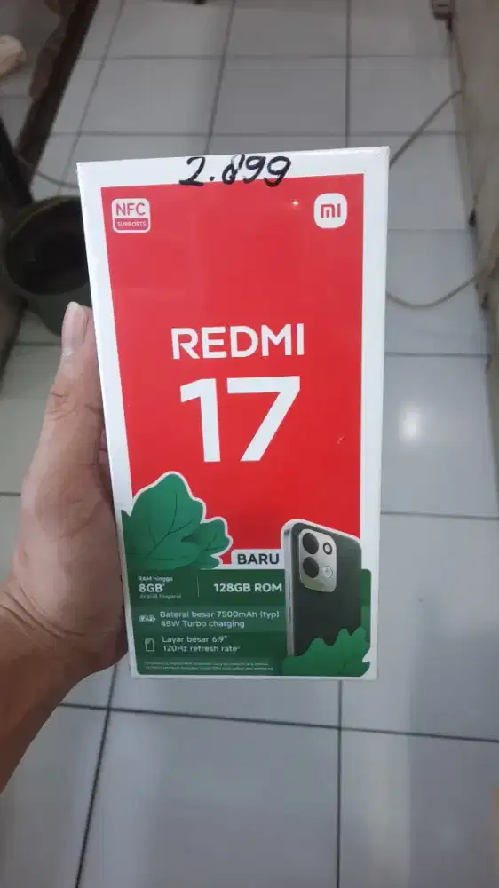 Redmi 17 4/128 NFC garnasi resmi