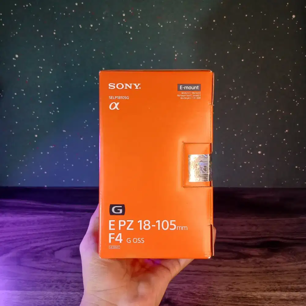 SONY E 18-105MM F4 FULLSETBOX NEW BNIB