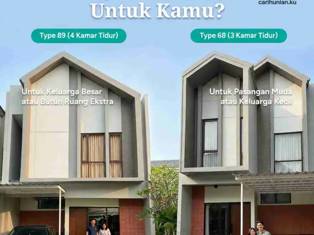 Rumah Komersil 2 lantai di Dalam Kawasan Deltamas Cikarang