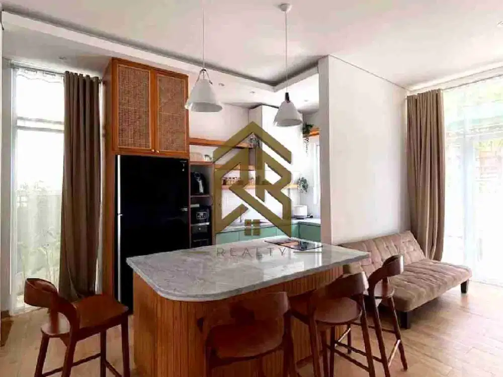 Rumah Villa di Resor Dago Pakar gaya Modern Tropical Bandung utara