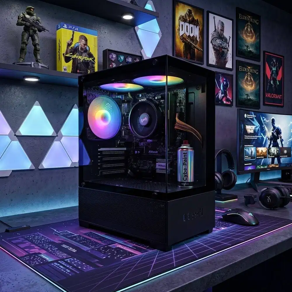 SUPER SALE! PC GAMING EDITING MURMER AMD RYZEN 3 2200G 8/256 SSD VGA R
