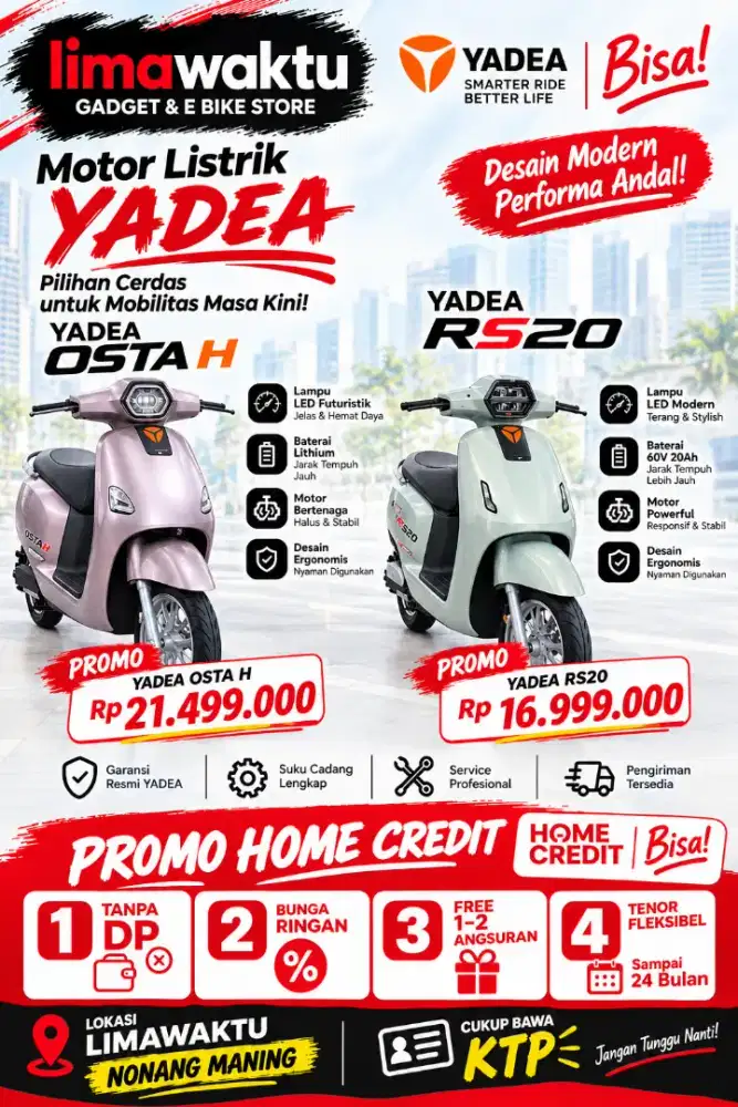 KREDIT SEPEDA DAN MOTOR LISTRIK DENPASAR