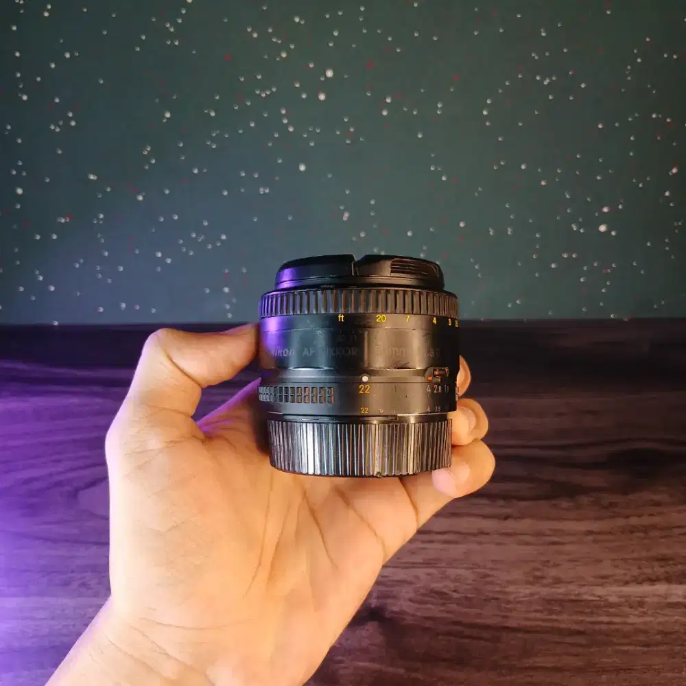 FIX NIKON AFD 50MM F1.8 BLACK GOOD CONDITON