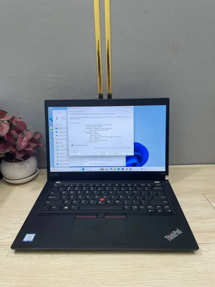 LAPTOP LENOVO X390 I5 GEN8 8/256 LAYAR 13.3 INCH *ET