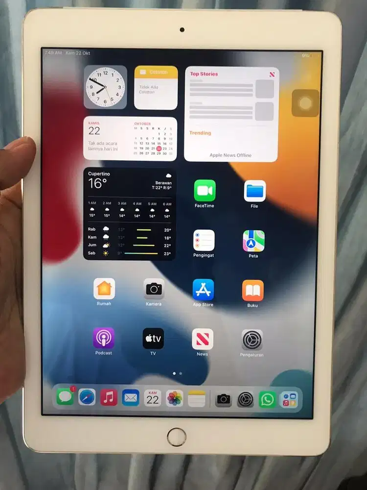 iPad Air Gen 2 All Operator 64GB Fullset Normal Mulus Eks iBox