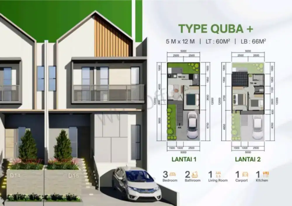 RUMAH SCANDINAVIAN DI KOTA DEPOK