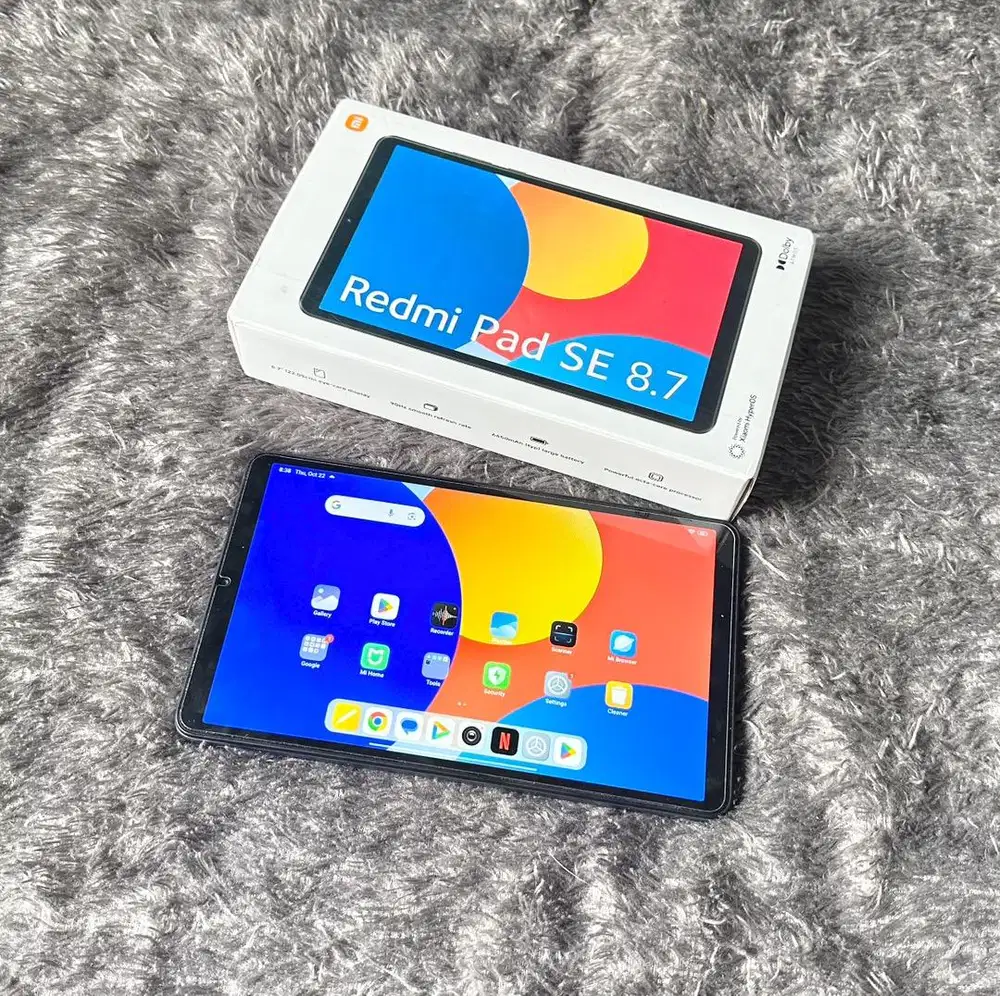 Tablet Xiaomi Redmi Pad SE 8,7 inch Wifi 4/128GB Lengkap Mulus