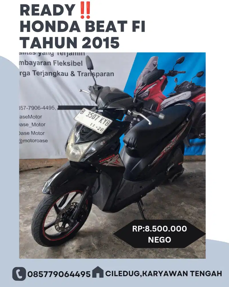 (A) Honda Beat Fi tahun 2015