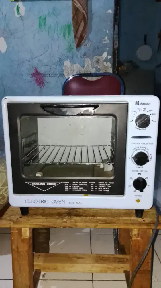 Oven listrik maspion mot 600