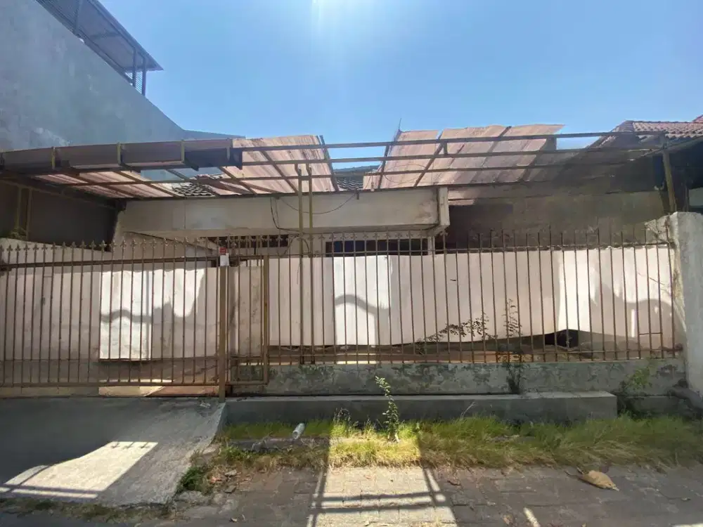 Rumah Wisma Mukti Hitung Tanah Super Langka Dkt Klampis Nginden Manyar Hadap Timur