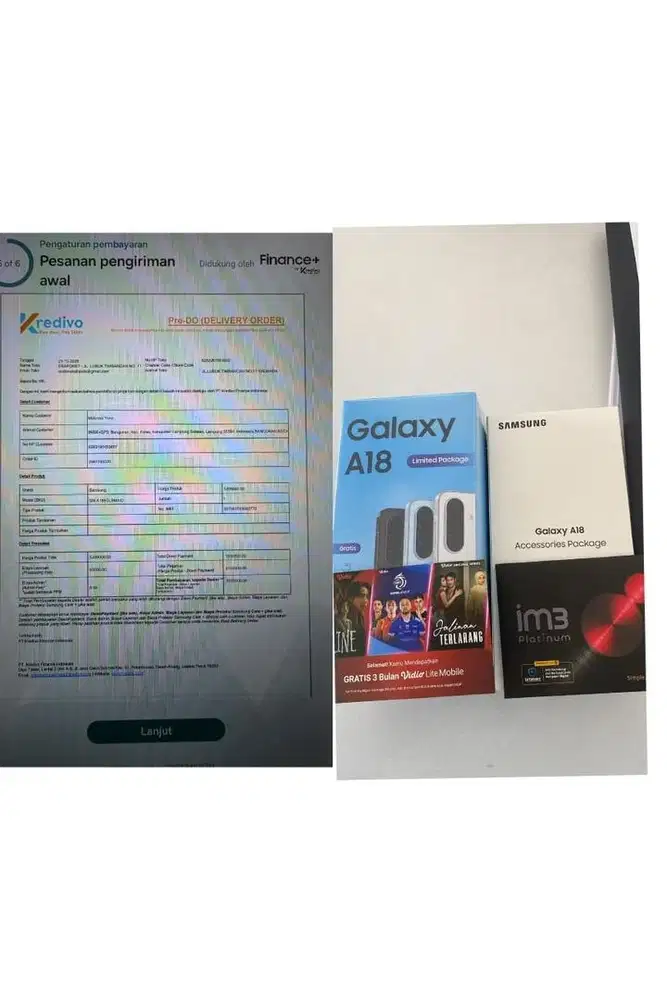mulai 179ribu/bln bisa kredit 0% tanpa dp hp samsung A18 dan tt