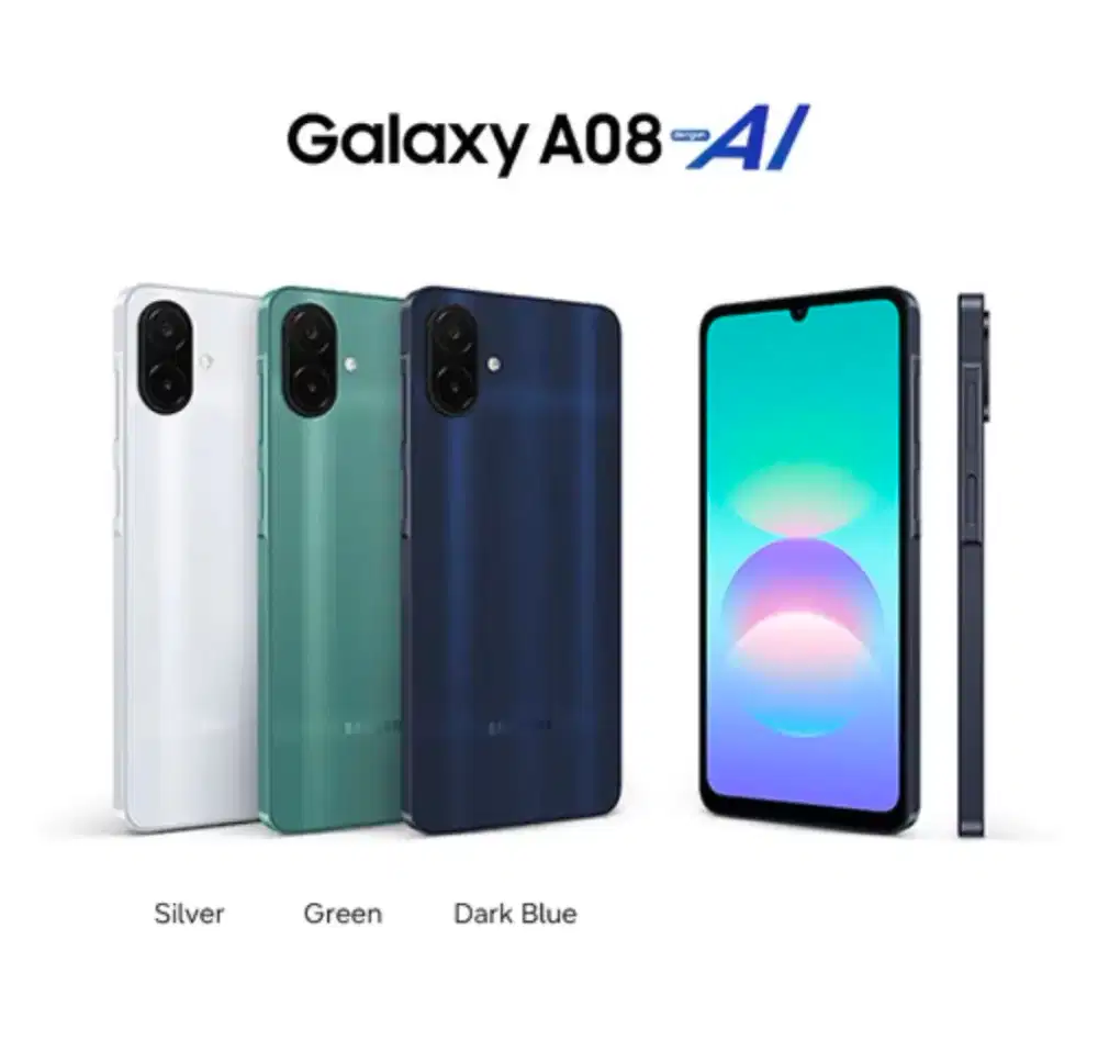 A08 4/128 dark blue full package (baru)