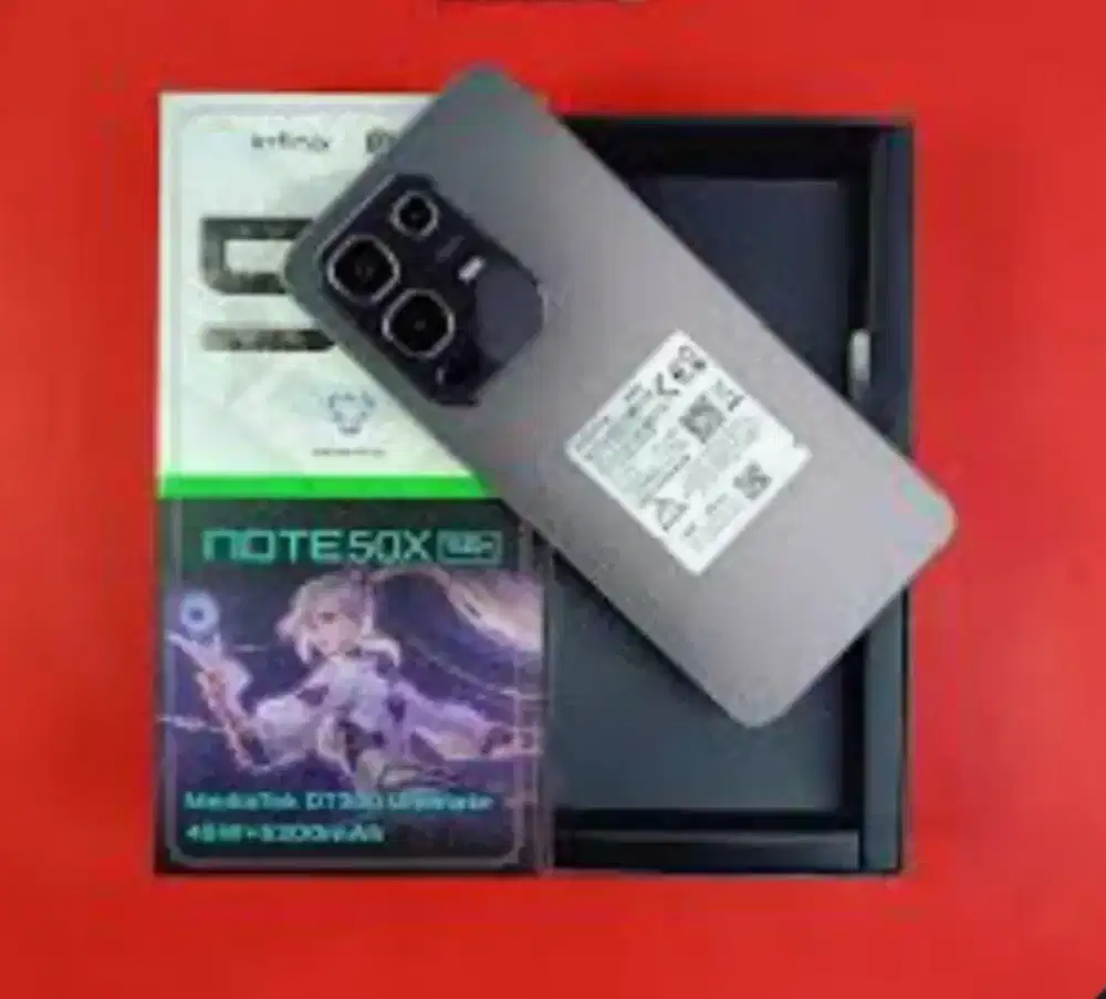 Infinix note 50x 5g 8/356gb titanium grey like new