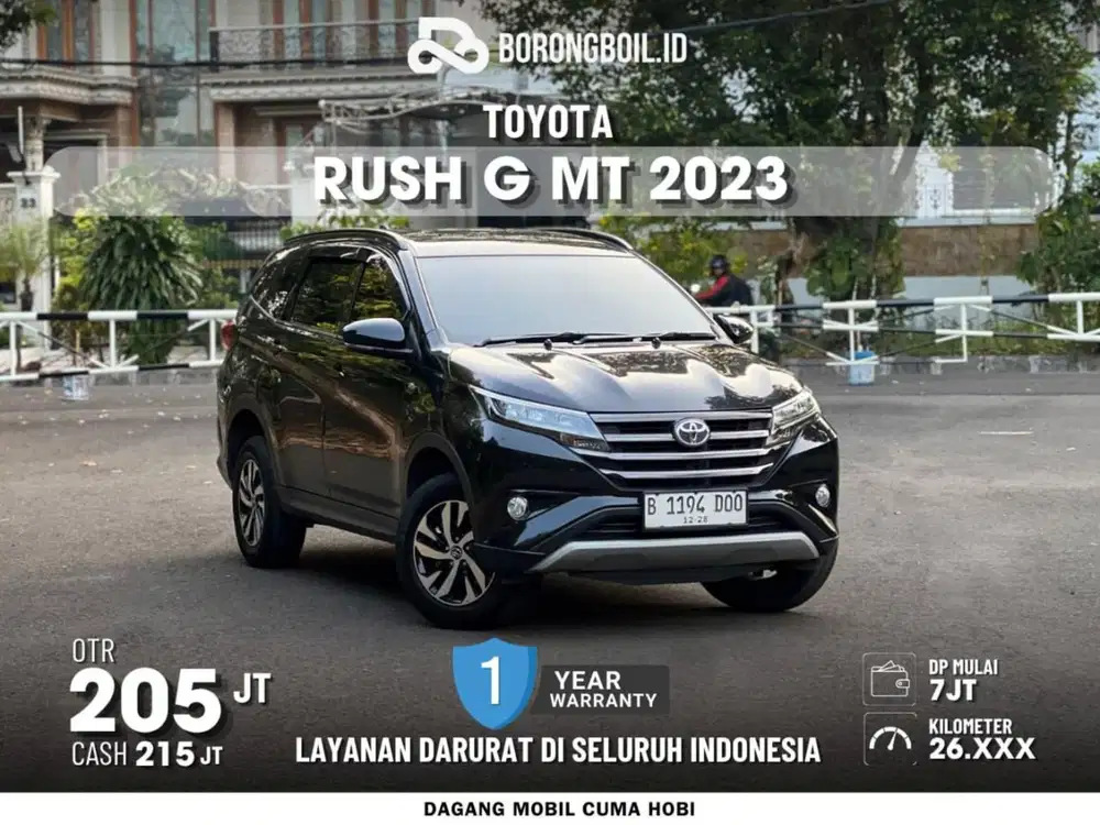 Toyota RUSH G MT 2023 Hitam