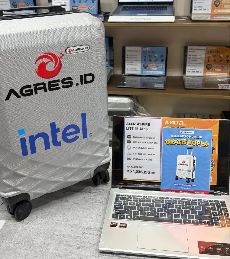 Laptop Acer Aspire Lite 15 Cicilan Bunga 0% & Free Koper 20 Inchi