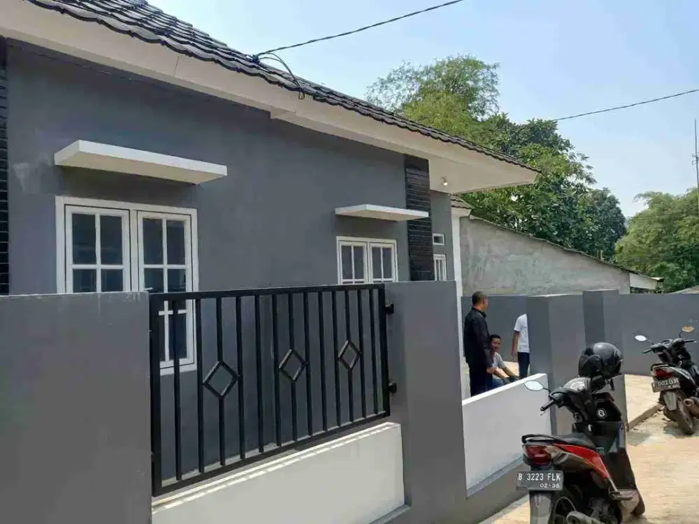 jual rumah baru 200jt nego 10 menit ke stasiun