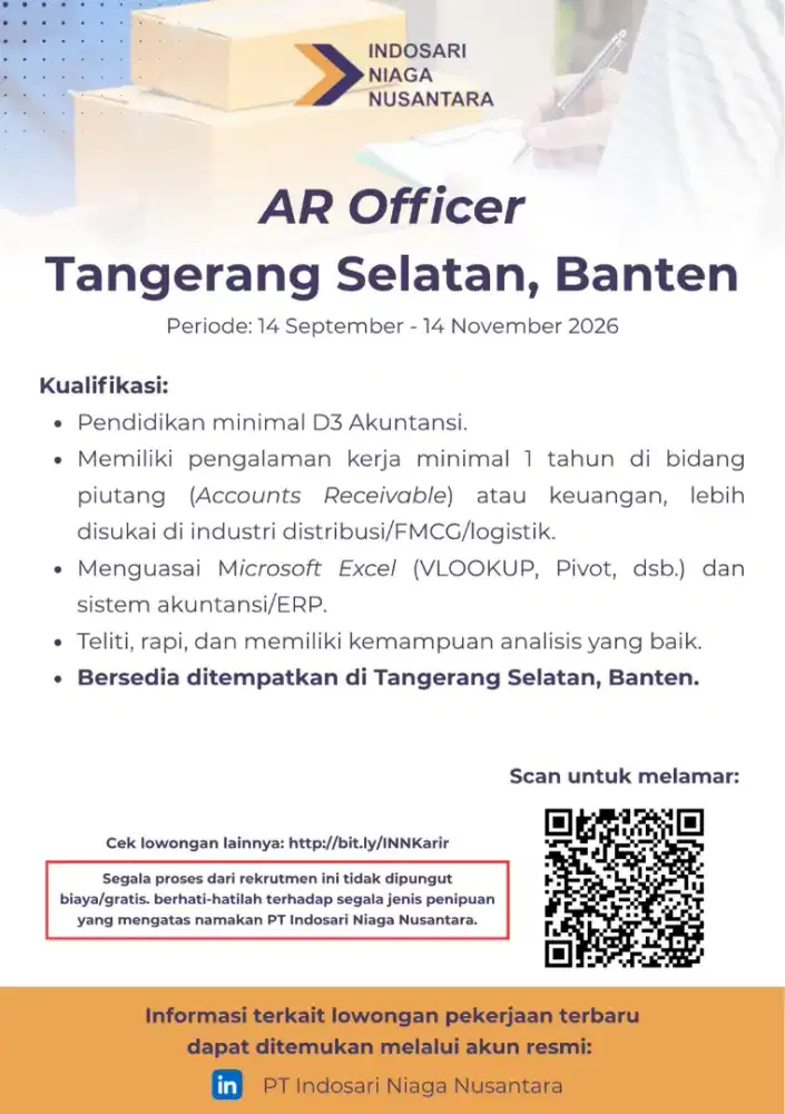 AR Officer pengalaman