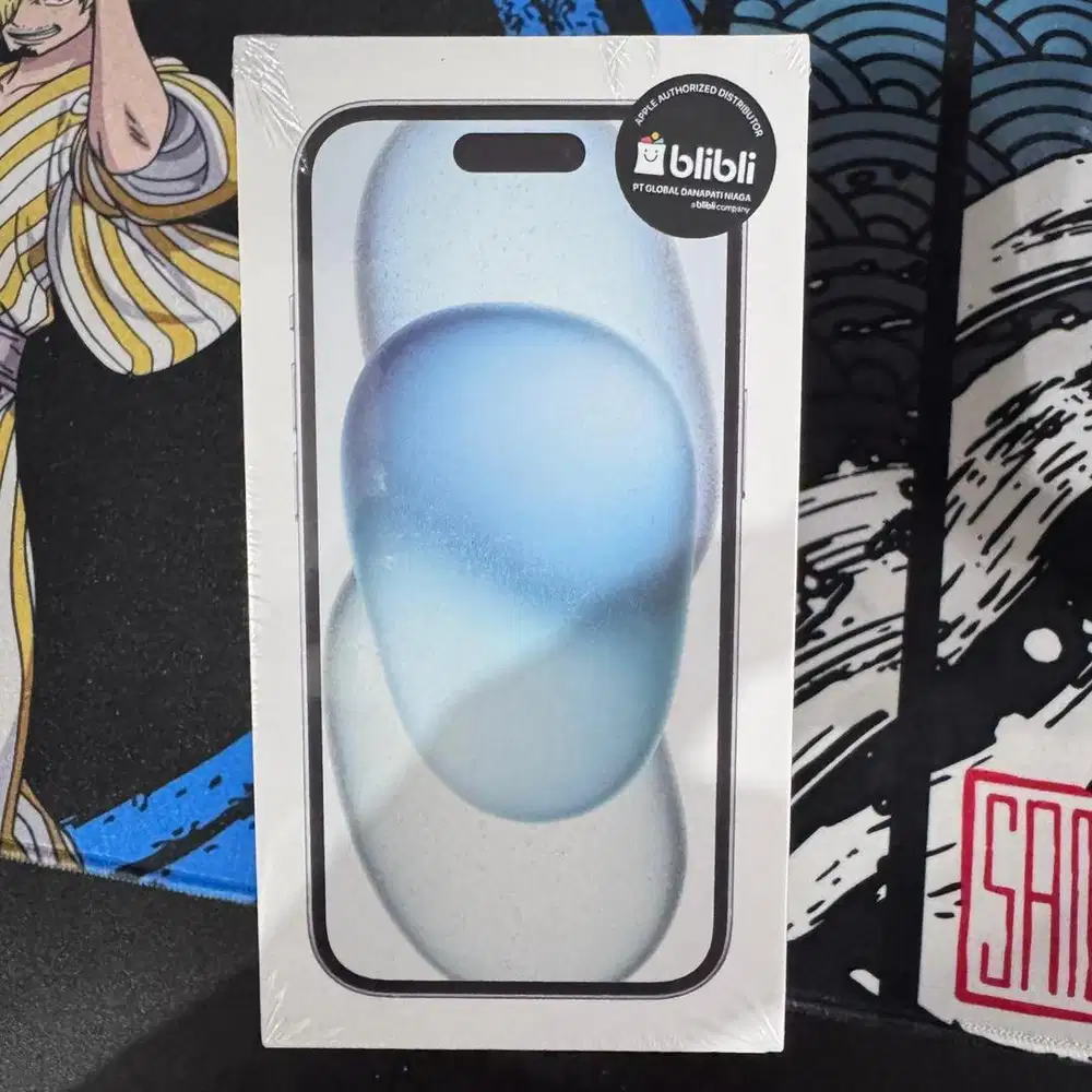 Iphone 15 128GB Blue BNIB Segel Garansi Resmi