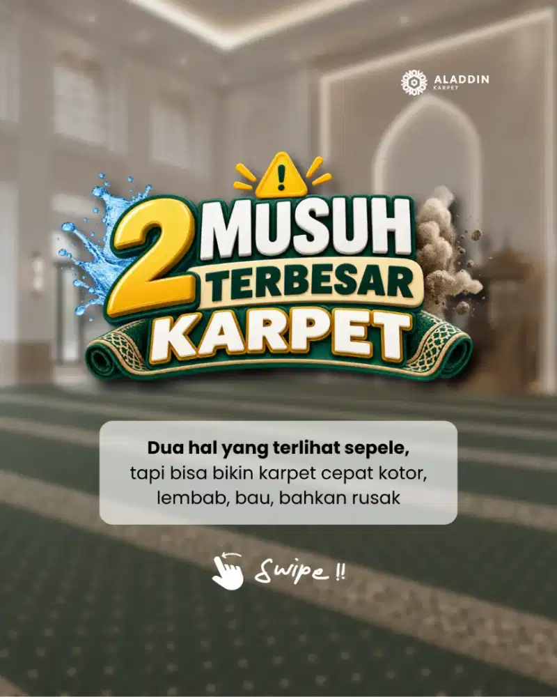 Toko karpet masjid area Madiun Magetan dan Ponorogo