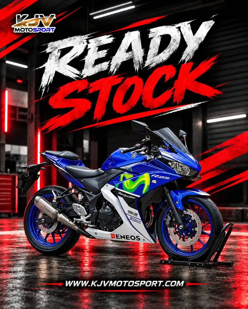 YAMAHA R25 OLD ABS 2016 MOVISTAR KM LOW PAJAK PANJANG LIKE NEW