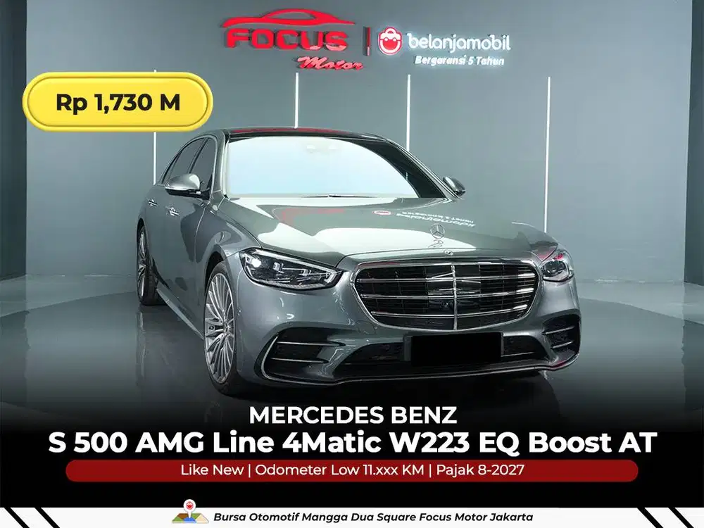 [GARANSI 5TH LOW KM] Mercedes Benz Mercy S500 S 500 AMG 2022/2023/2024