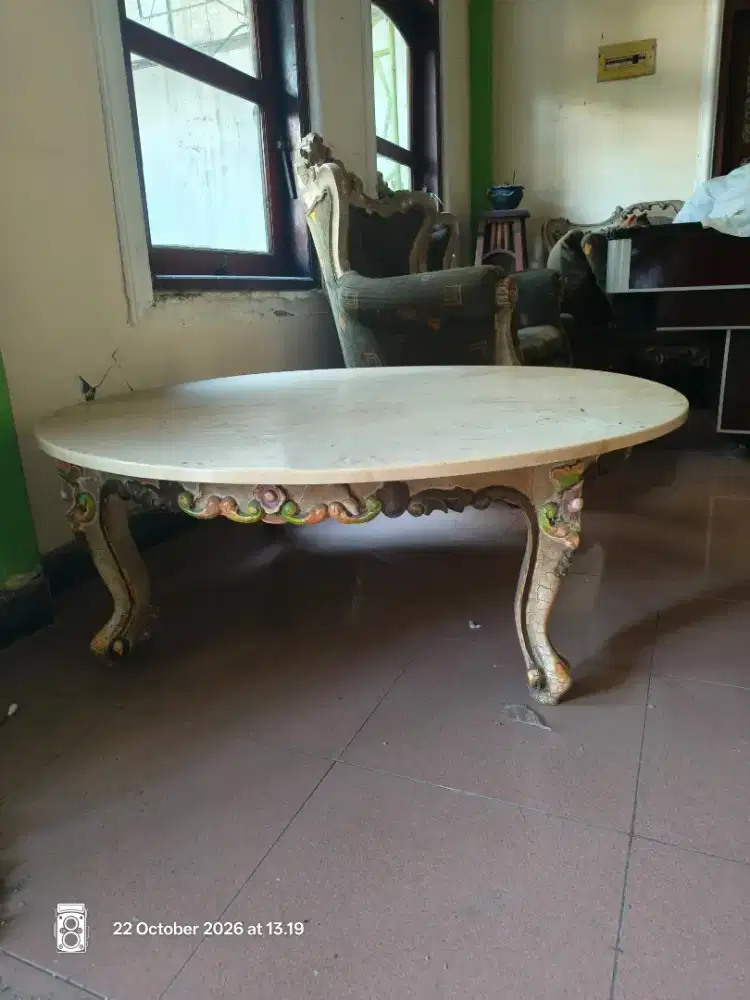 Meja Marmer Marble Coffee Table