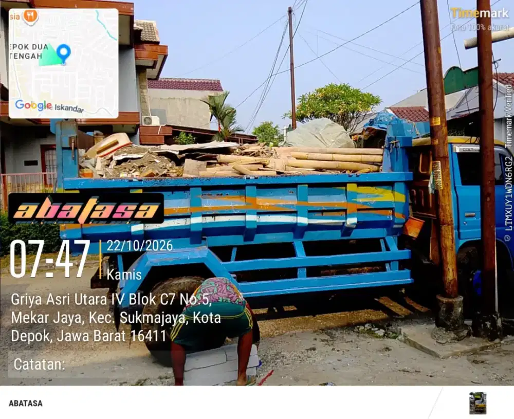 Jasa buang puing dan urugan