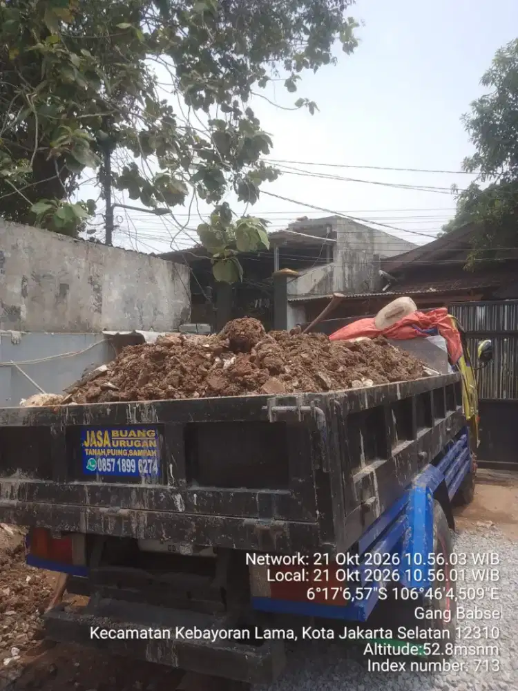 Jasa buang puing dan angkut sampah