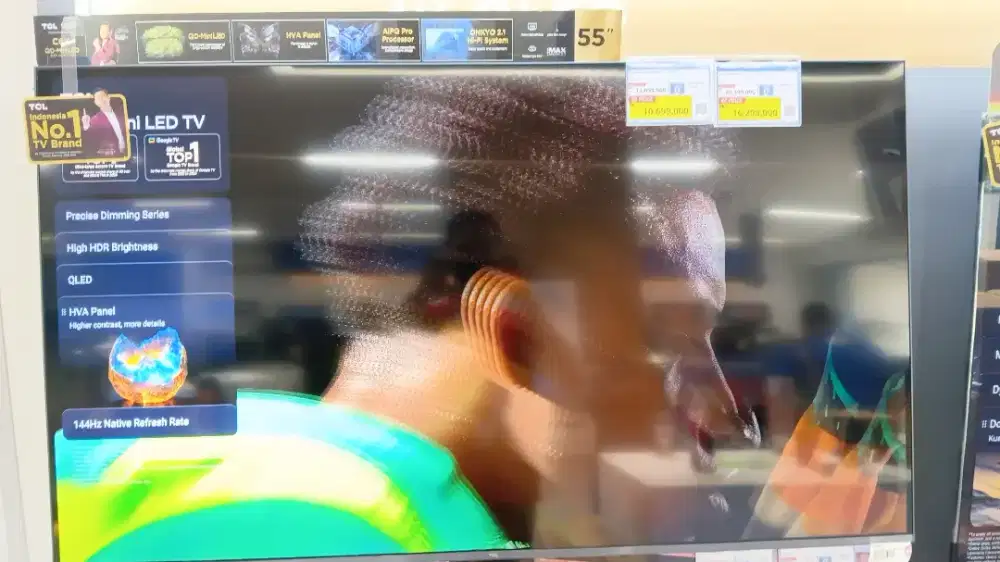 CICILAN TCL QD MINILED TV 55 INCH