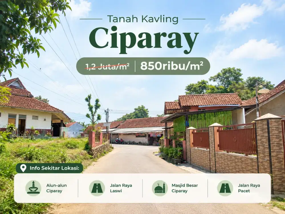 Tanah SHM Sagaracipta, Kawasan Pengembangan Ciparay