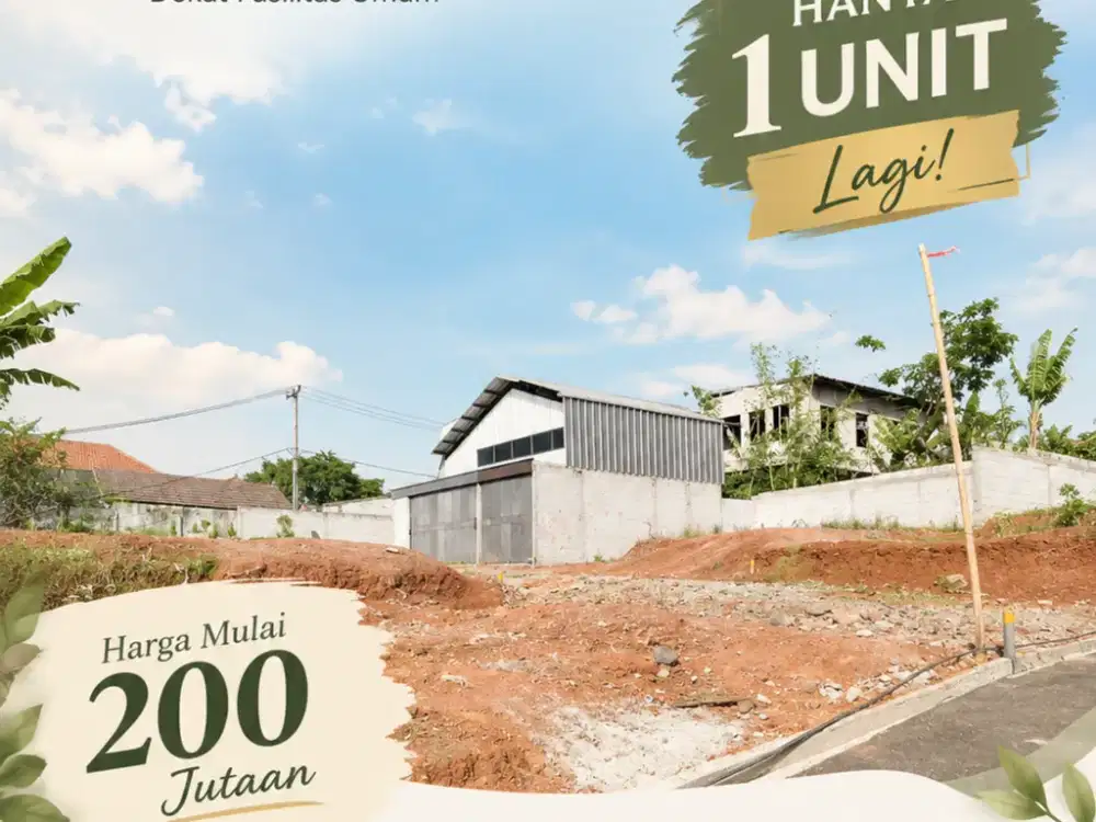 Tanah Kavling eksclusive Ujungberung hanya 200jutaan stok terbatas