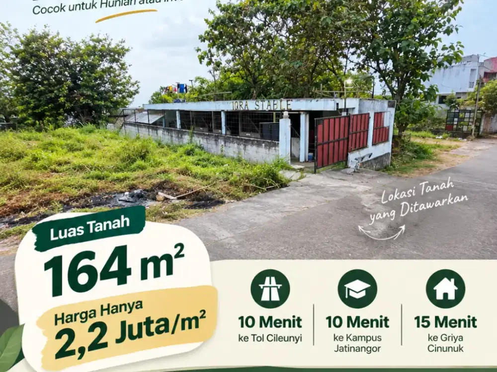 Judul: Jangan Tunggu Harga Naik! Kavling Cileunyi Mulai Rp2,2 Juta/m²