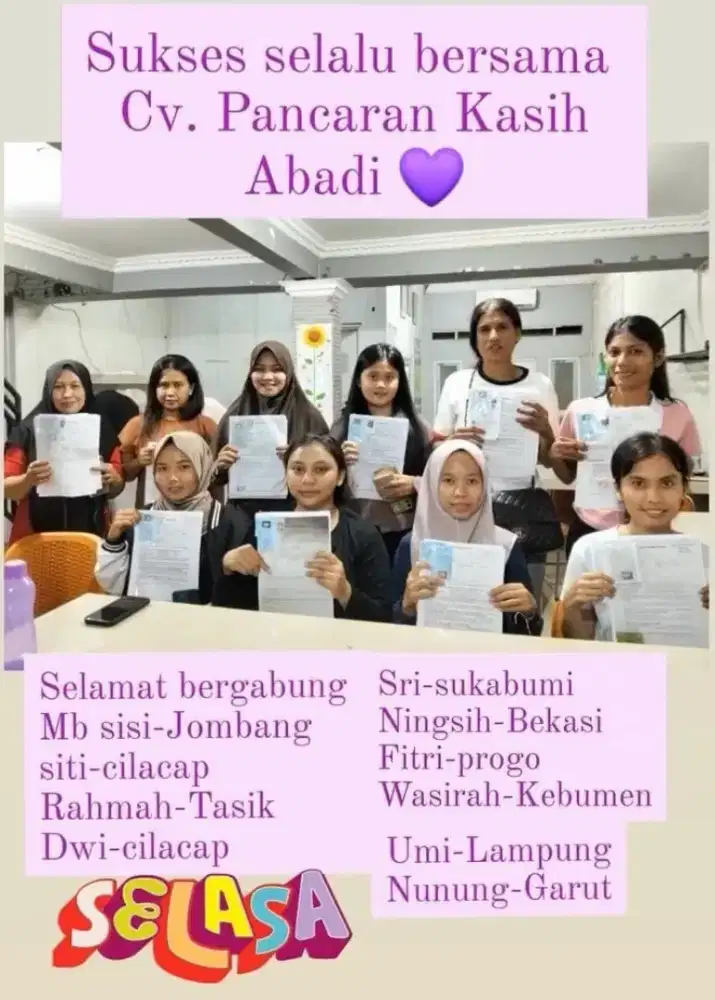 Lowongan kerja khusus wanita