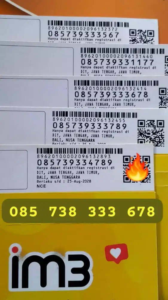 NOMOR CANTIK IM3 ISI 5 GB