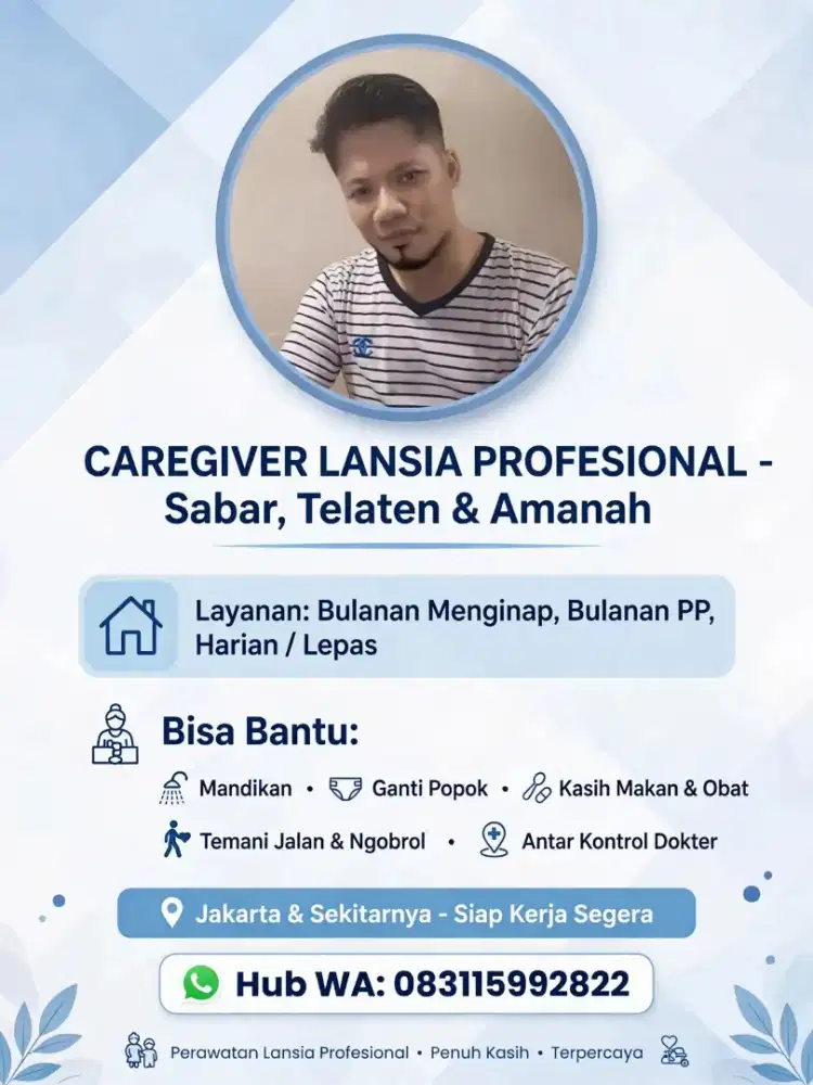 Jasa caregiver/pendamping lansia