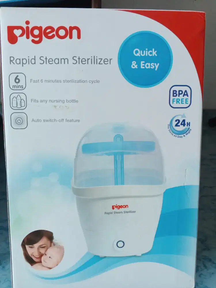 Preloved Pigeon rapid steam sterilizer sterilisasi alat makan