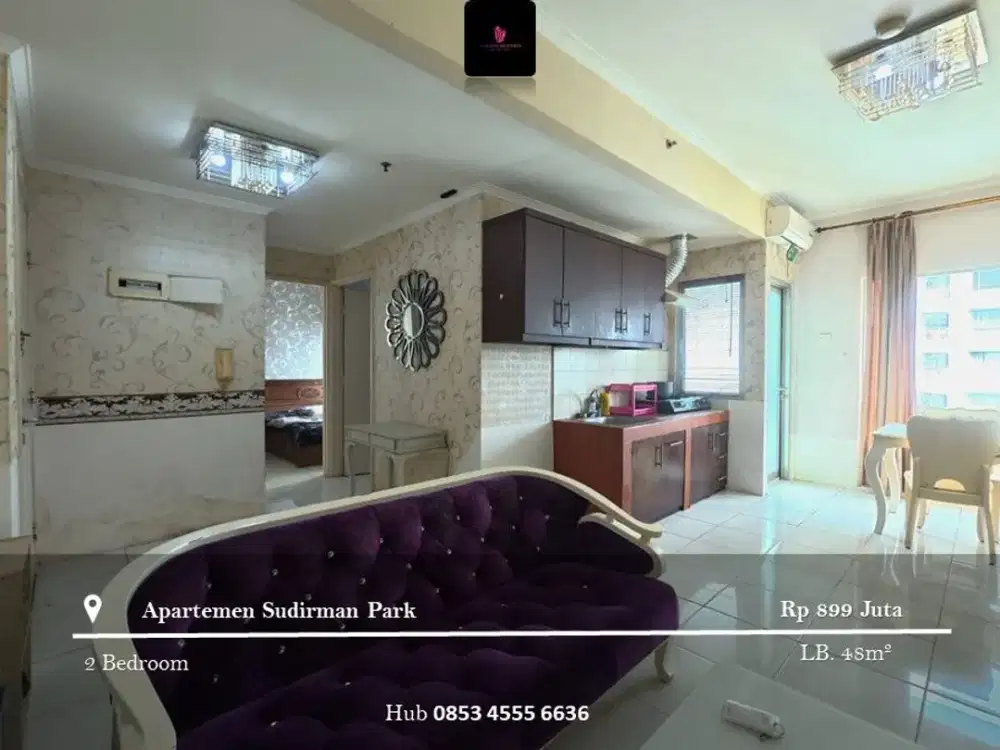 Dijual dan Disewakan Apartement Sudirman Park High Floor 2BR Full Furnished