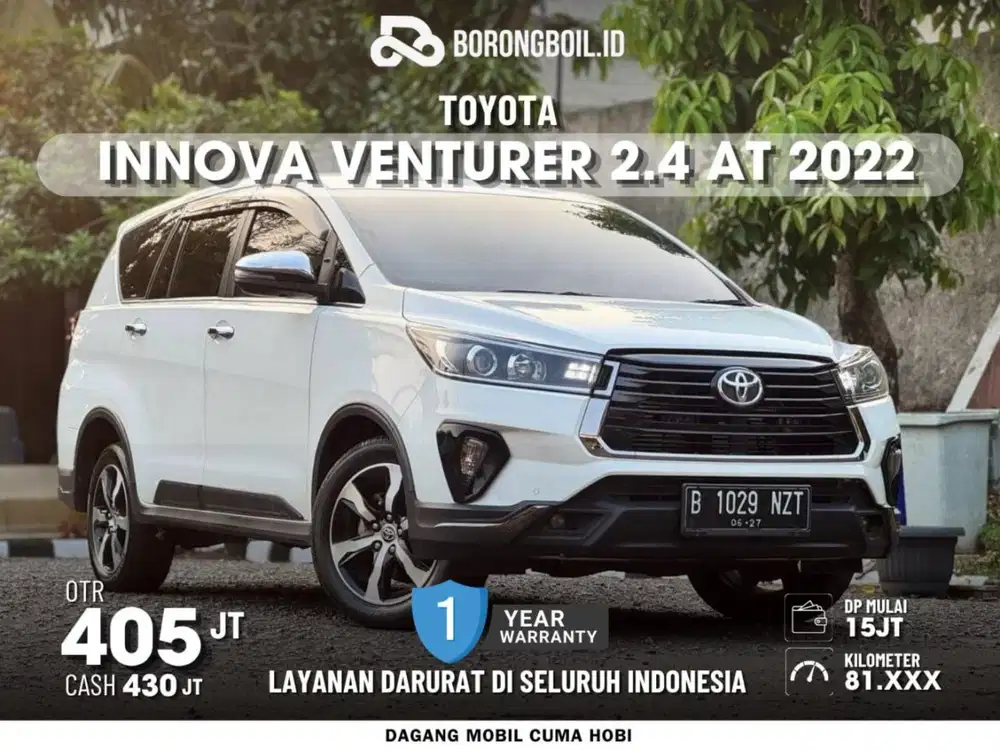 Toyota INNOVA VENTURER 2.4 AT 2022
Putih