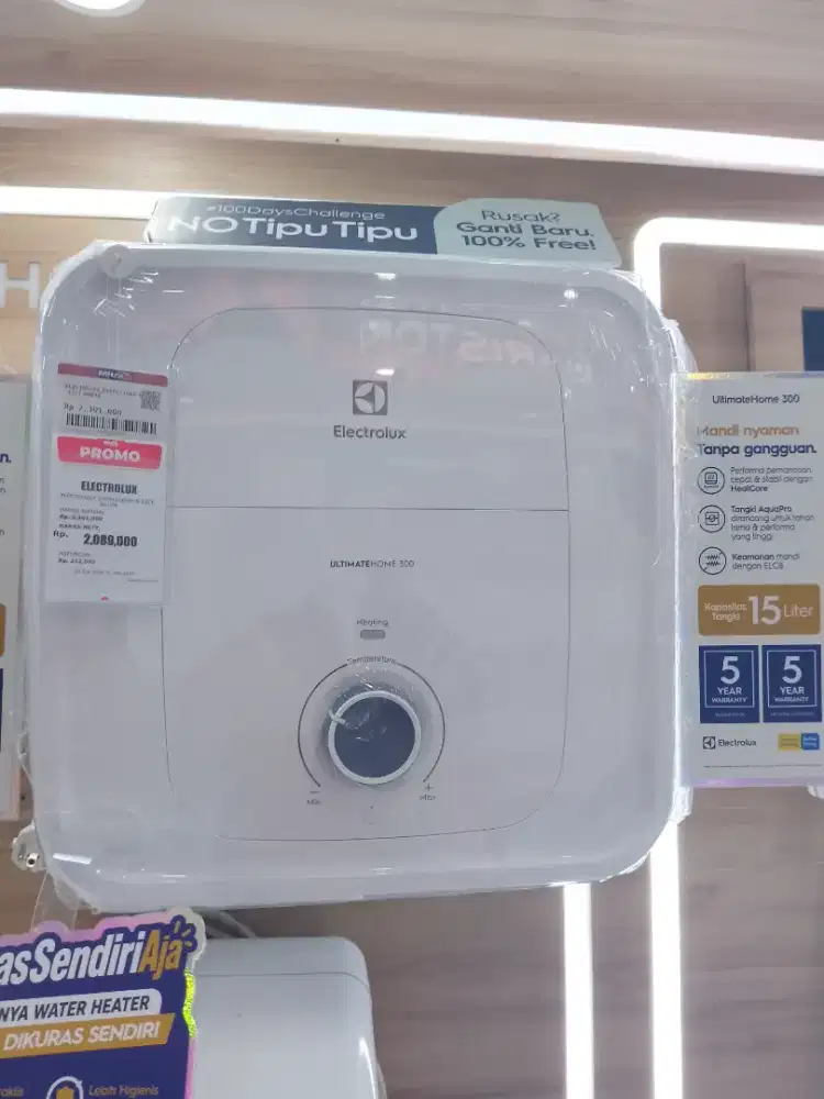 Promo Water heater Brand ELECTROLUX