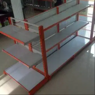 RAK SWALAYAN DISPLAY TOKO T. 120 CM DOUBLE EKONOMIS HARGA TERJANGKAU