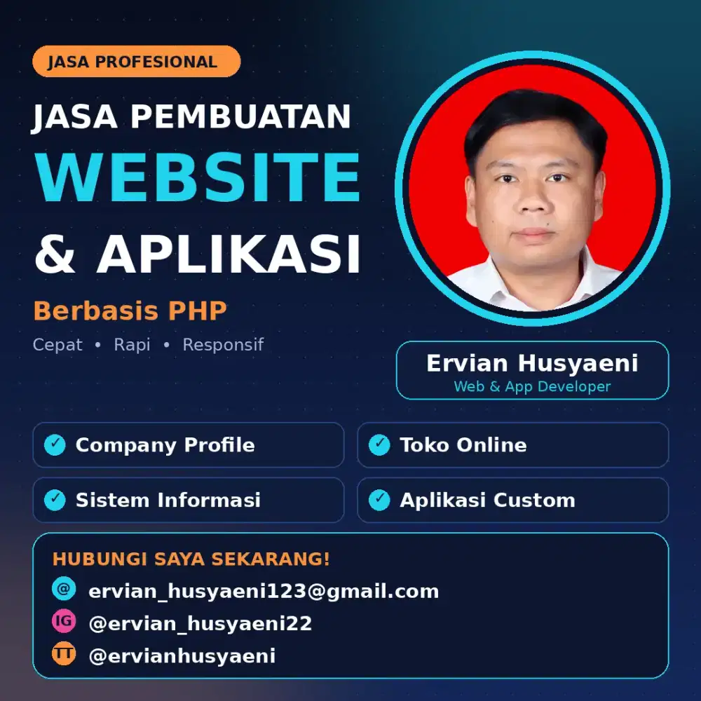 Jasa Pembuatan Aplikasi dan Website